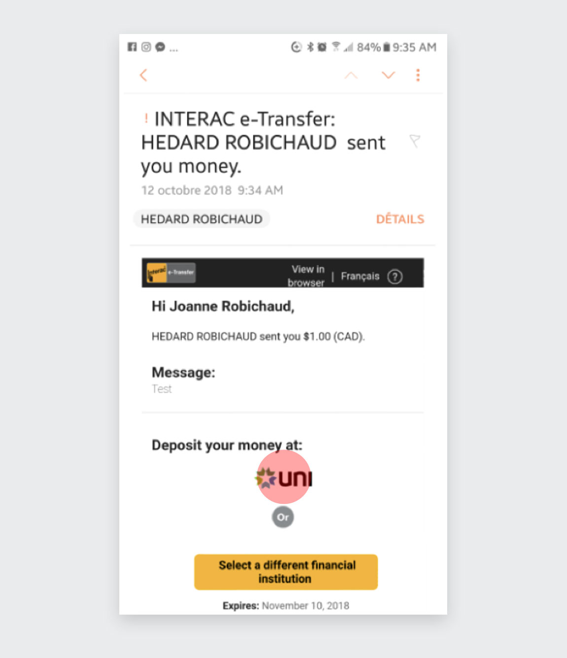 Interac transfer cheap
